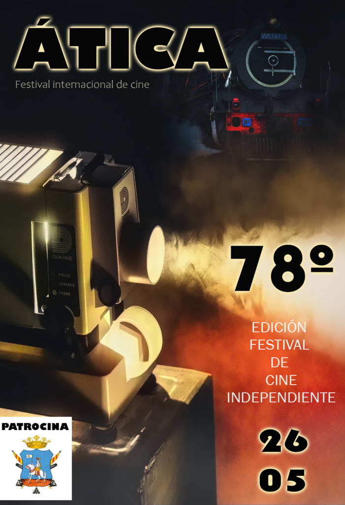 Fotomontage de cartel de cine con letras